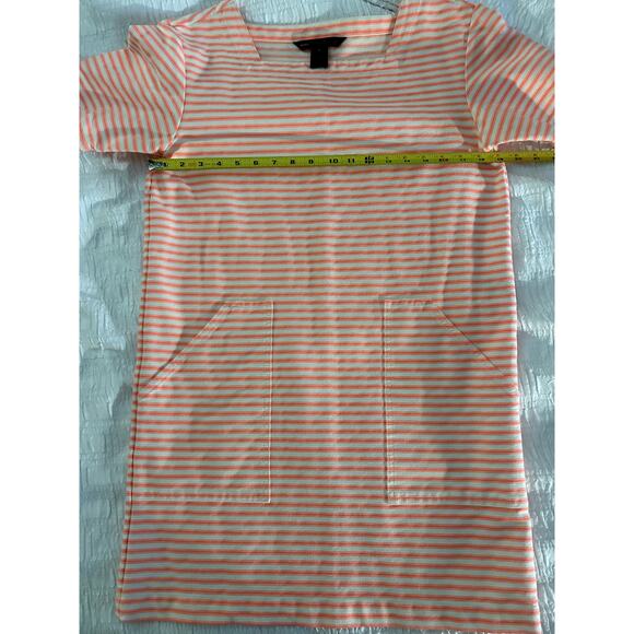 Marc by Marc Jacobs Coral & White Striped Mini Dress Size S - Picture 7 of 7